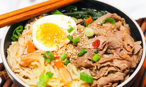 Ramen Rice Plate Deluxe