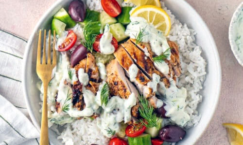 Greek Rice Plate Deluxe